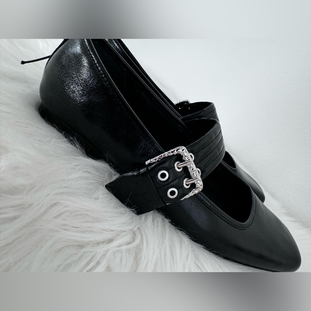 Dolce Vita Arora Ballet Mary Jane Patent Flats Sandals - Picture 14 of 15